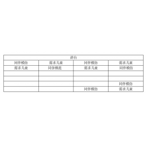 小学融合中-座位的安排